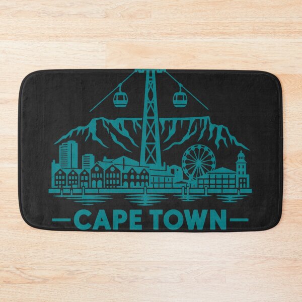 Item preview, Cape Town South Africa Line Art Skyline Poster designed and sold by CMYKStudio.