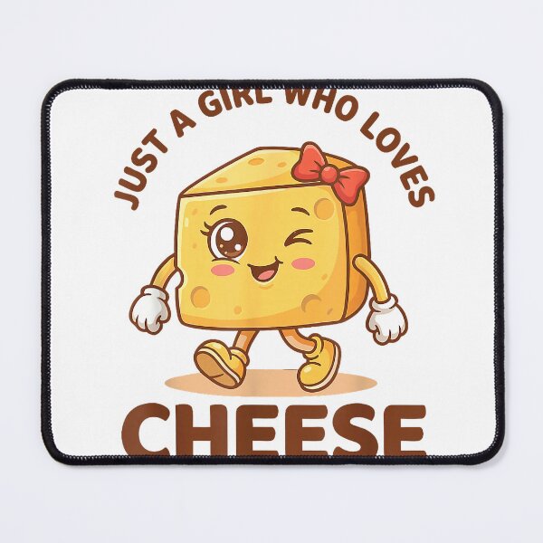 Item preview, Cool Just A Girl Who Loves Cheese Cute Food Lover T-Shirt designed and sold by Merch Tees.