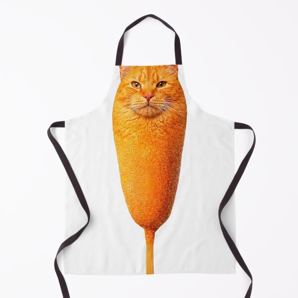 Item preview, Corn Dog Cat Funny Food Animal Pun Art T-Shirt designed and sold by MaLhari-Market.
