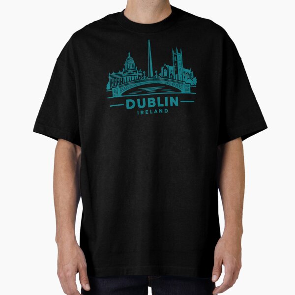 Item preview, Dublin Ireland Line Art Skyline Poster designed and sold by CMYKStudio.