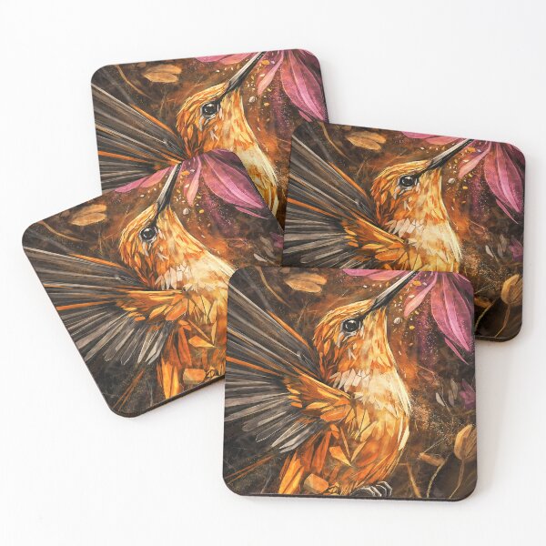 Item preview, Crystalline Hummingbird in Amber Light designed and sold by SellingWSarah17.