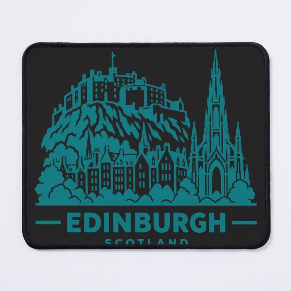 Item preview, Edinburgh Scotland Line Art Skyline Poster designed and sold by CMYKStudio.