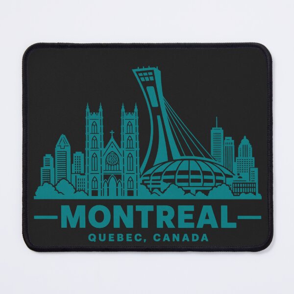 Item preview, Montreal Quebec Canada Line Art Skyline Poster designed and sold by CMYKStudio.