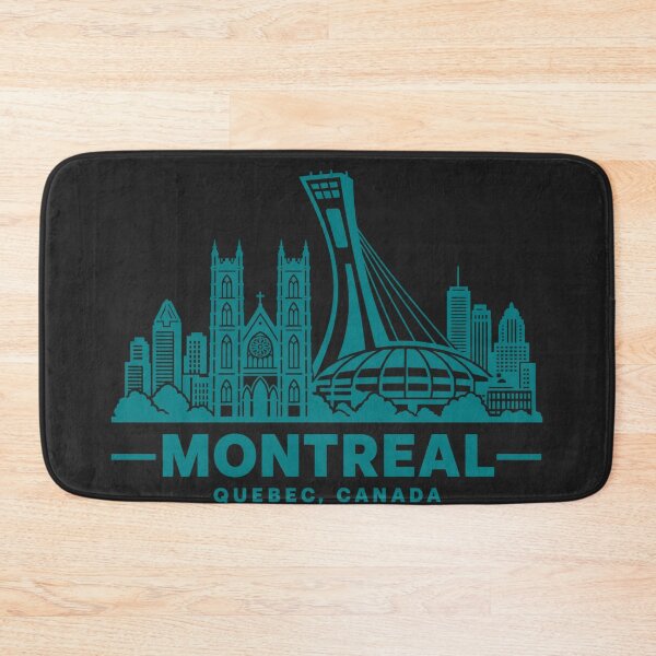 Item preview, Montreal Quebec Canada Line Art Skyline Poster designed and sold by CMYKStudio.