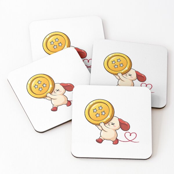 Item preview, Cute Puppy Cupid Love Character Holding Lucky Gold Coin | Kawaii Valentine designed and sold by MrDev.