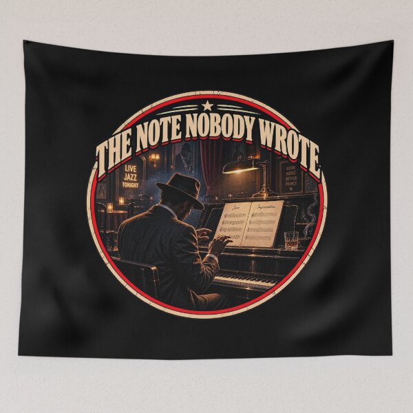 Item preview, The Note Nobody Wrote — Vintage Jazz Music designed and sold by QuietSpark.
