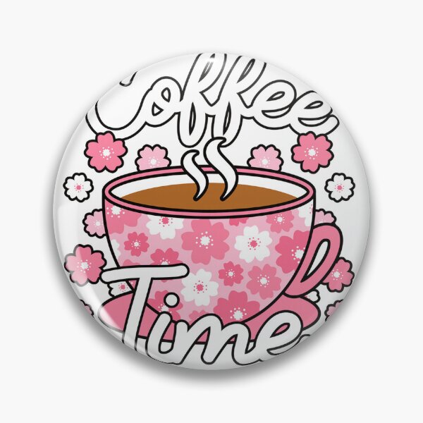 Item preview, Cute Coffee Time Pink Coffee Lover Women Long Sleeve T-Shirt designed and sold by shop-insider.