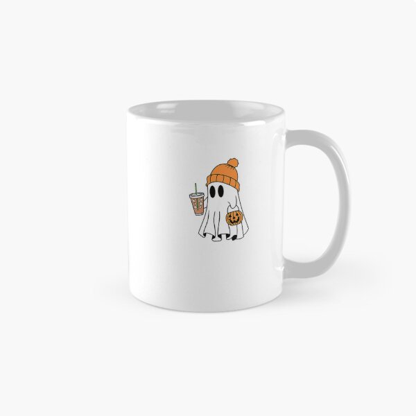 Item preview, Cute Ghost Drinking Iced Coffee Pocket T-Shirt designed and sold by BlaqboyDesigns.