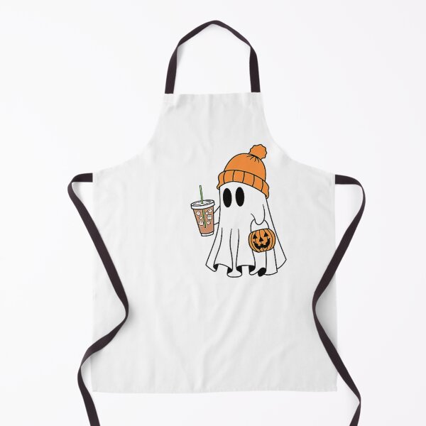 Item preview, Cute Ghost Drinking Iced Coffee Pocket T-Shirt designed and sold by BlaqboyDesigns.