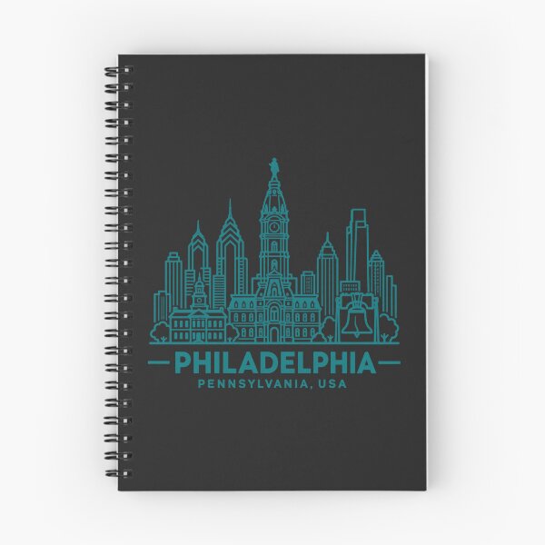 Item preview, Philadelphia Pennsylvania USA Line Art Skyline Poster designed and sold by CMYKStudio.