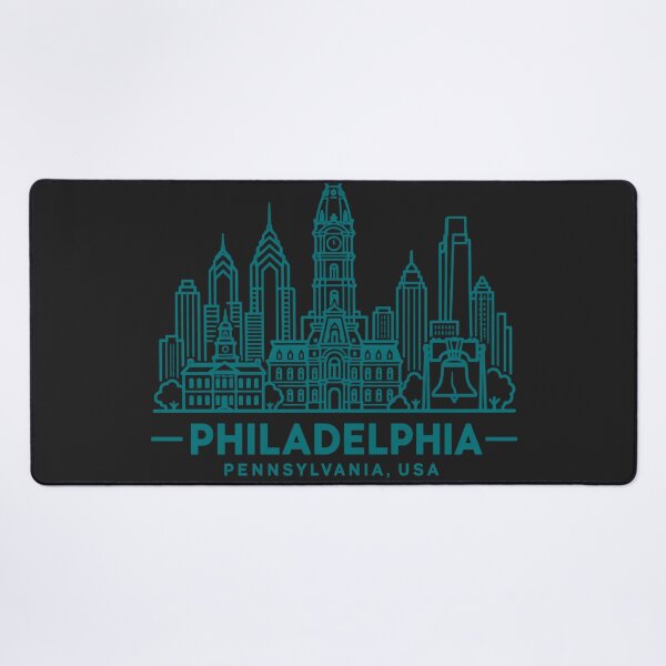 Item preview, Philadelphia Pennsylvania USA Line Art Skyline Poster designed and sold by CMYKStudio.