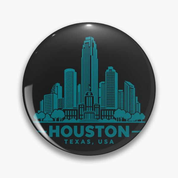 Item preview, Houston Texas USA Line Art Skyline Poster designed and sold by CMYKStudio.
