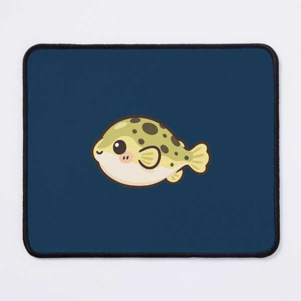 Item preview, Kawaii Pea Puffer Fish designed and sold by Peachy Dreams.