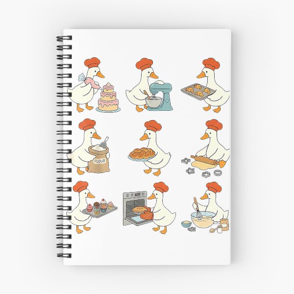 Item preview, Cute Goose Baking Funny Baker Goose Chef Pastry Baker Lover T-Shirt designed and sold by fine line.