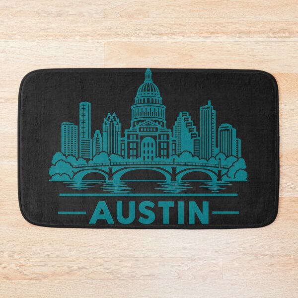 Item preview, Austin Texas USA Line Art Skyline Poster designed and sold by CMYKStudio.