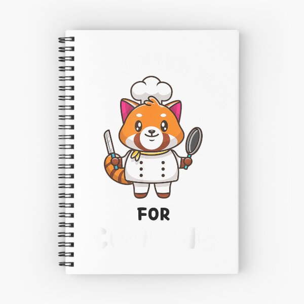 Item preview, Cute Kawaii Red Panda It's Always Time For Cooking T-Shirt designed and sold by TheMAQ.