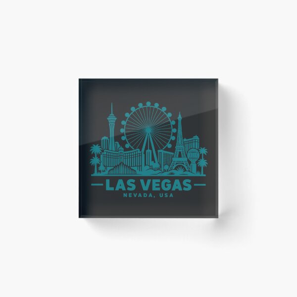 Item preview, Las Vegas Nevada USA Line Art Skyline Poster designed and sold by CMYKStudio.