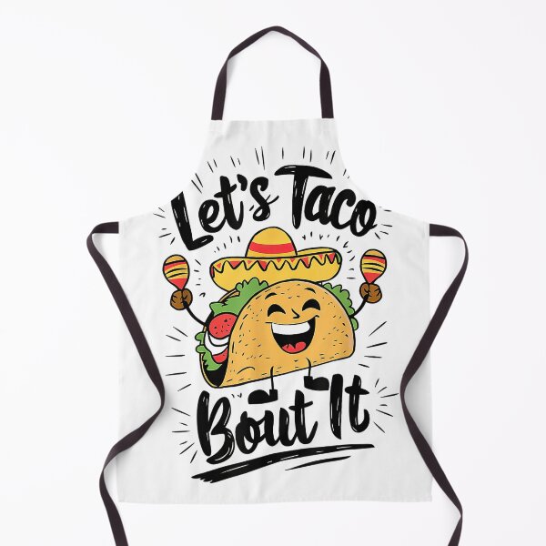 Item preview, Cute Lets Taco Bout It Funny Mexican Taco T-Shirt designed and sold by Alan Cruz.