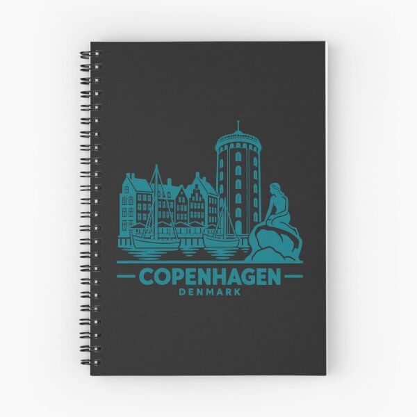 Item preview, Copenhagen Denmark Line Art Skyline Poster designed and sold by CMYKStudio.
