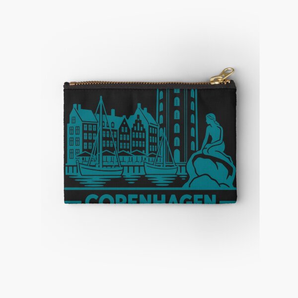 Item preview, Copenhagen Denmark Line Art Skyline Poster designed and sold by CMYKStudio.
