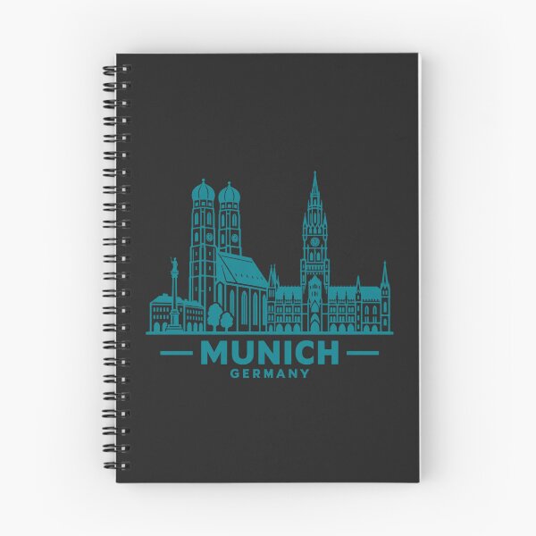 Item preview, Munich Germany Line Art Skyline Poster designed and sold by CMYKStudio.