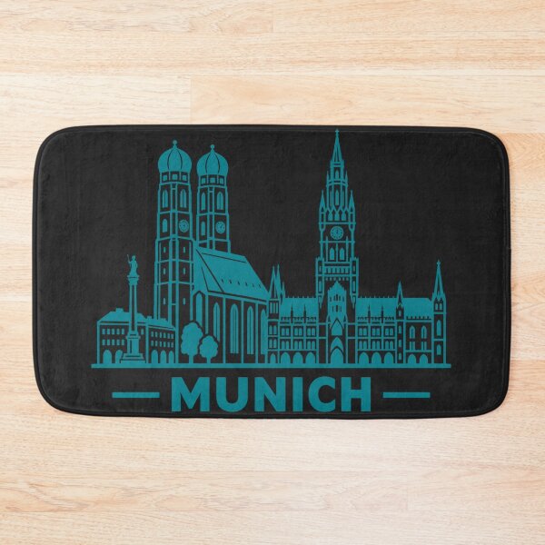 Item preview, Munich Germany Line Art Skyline Poster designed and sold by CMYKStudio.