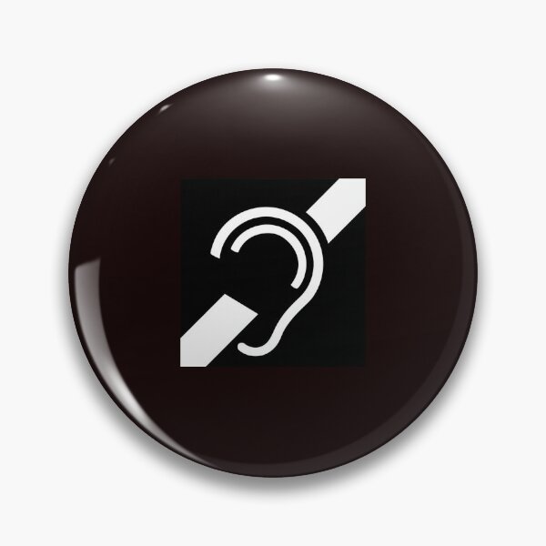 Item preview, Deaf Black designed and sold by deafhoops1.