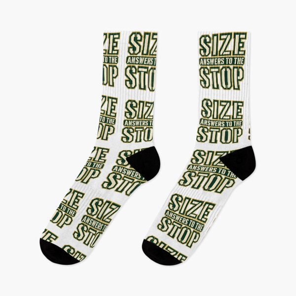 Item preview, Size Answers to the Stop Risk Lettering Design designed and sold by Bikivuno.