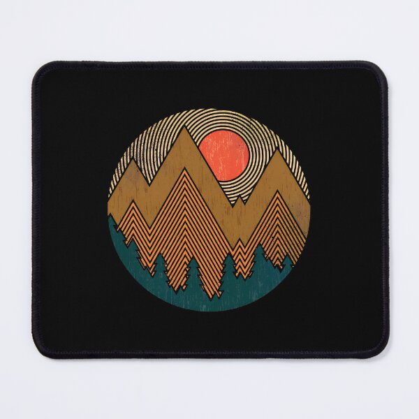 Item preview, 1....Retro Mountain Sun Nature Circular Graphic designed and sold by wyrichbosle.