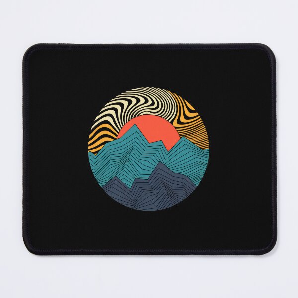 Item preview, 1....Retro Mountain Sunset Abstract Circle designed and sold by sotospor.