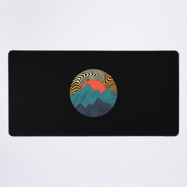 Item preview, 1....Retro Mountain Sunset Abstract Circle designed and sold by sotospor.