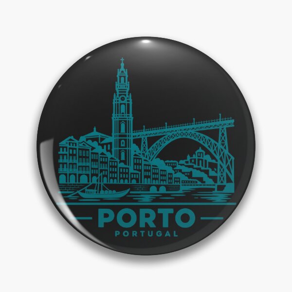 Item preview, Porto Portugal Line Art Skyline Poster designed and sold by CMYKStudio.