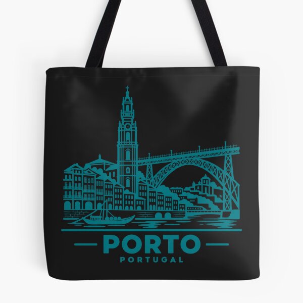 Item preview, Porto Portugal Line Art Skyline Poster designed and sold by CMYKStudio.