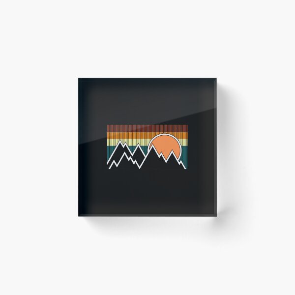 Item preview, 1....Retro Mountain Sunset Geometric Art designed and sold by andrasmar.