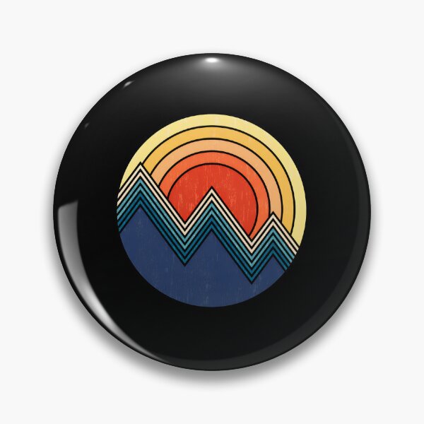 Item preview, 1...Retro Mountain Sunset Graphic Design designed and sold by lasopent.