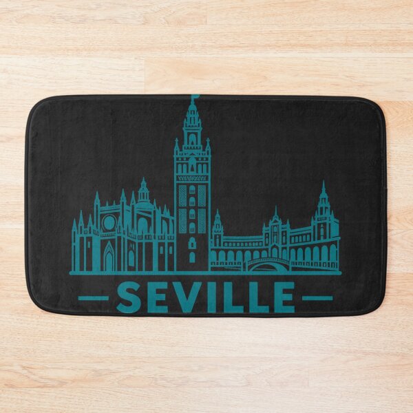 Item preview, Seville Spain Line Art Skyline Poster designed and sold by CMYKStudio.