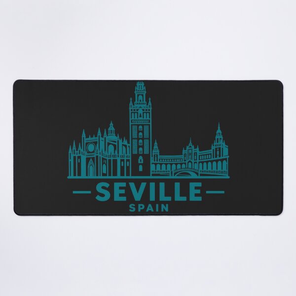 Item preview, Seville Spain Line Art Skyline Poster designed and sold by CMYKStudio.