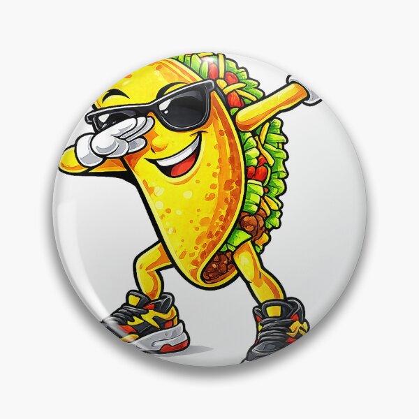 Item preview, Dabbing Taco Cinco de Mayo Funny Mexican Food Dab Boys Kids T-Shirt designed and sold by PrintWaveMagic.