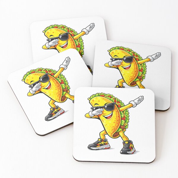 Item preview, Dabbing Taco Cinco de Mayo Funny Mexican Food Dab Boys Kids T-Shirt designed and sold by PrintWaveMagic.