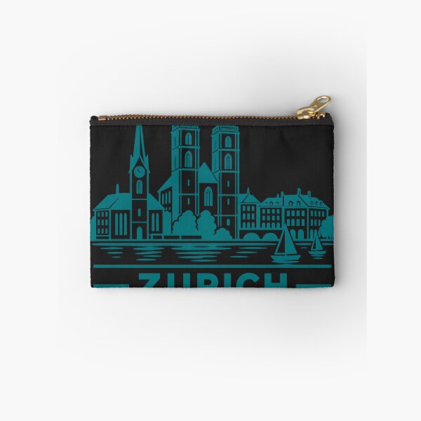 Item preview, Zurich Switzerland Line Art Skyline Poster designed and sold by CMYKStudio.