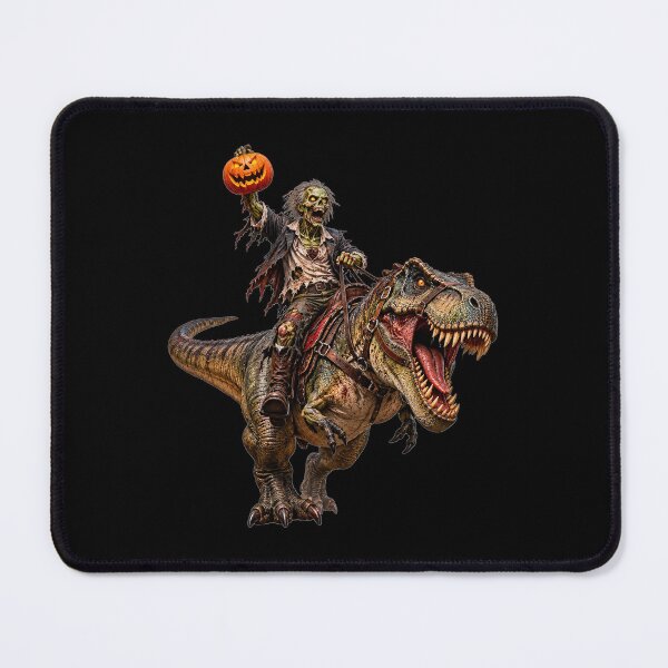 Item preview, Halloween Zombie Rides A T-Rex designed and sold by Ray's Photos & Art.