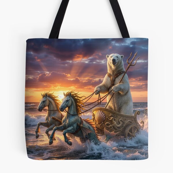 Item preview, Polar Bear Poseidon Drives His Chariot designed and sold by Tridentulus.