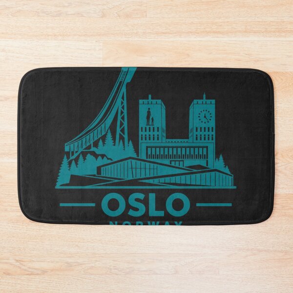 Item preview, Oslo Norway Line Art Skyline Poster designed and sold by CMYKStudio.
