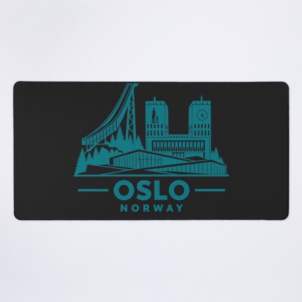 Item preview, Oslo Norway Line Art Skyline Poster designed and sold by CMYKStudio.
