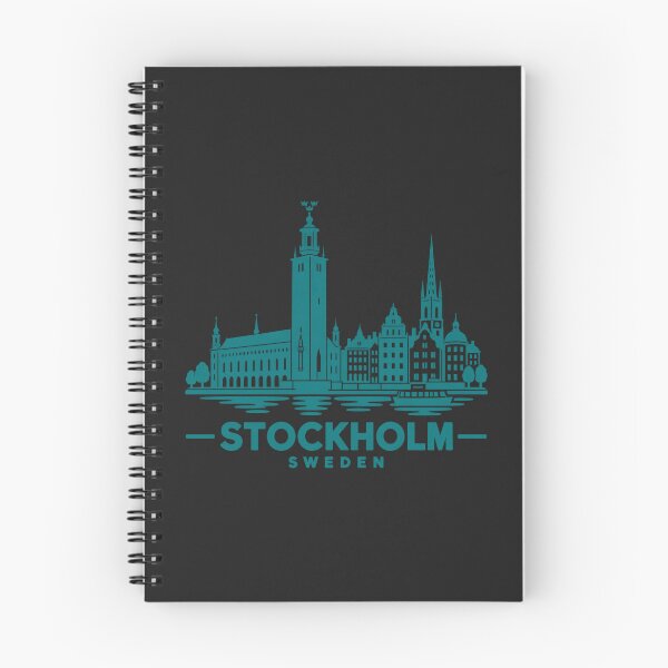 Item preview, Stockholm Sweden Line Art Skyline Poster designed and sold by CMYKStudio.