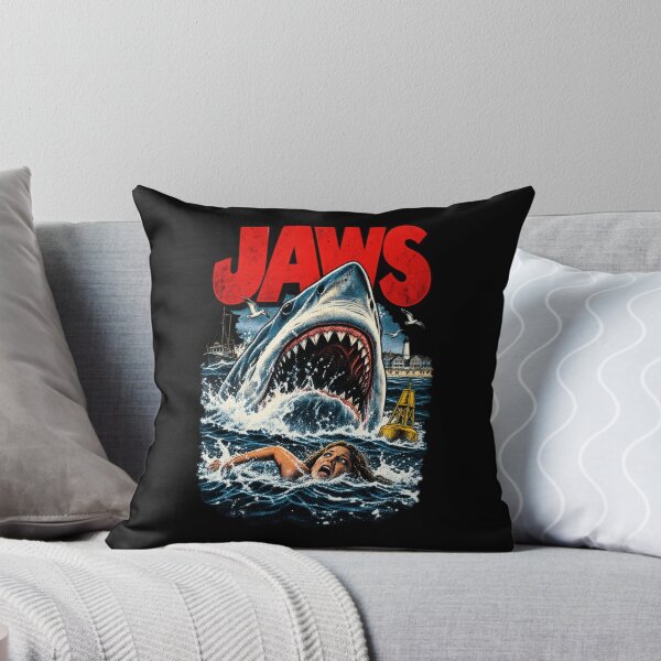 Item preview, Jaws – Retro Shark Attack designed and sold by DopeyRobot.