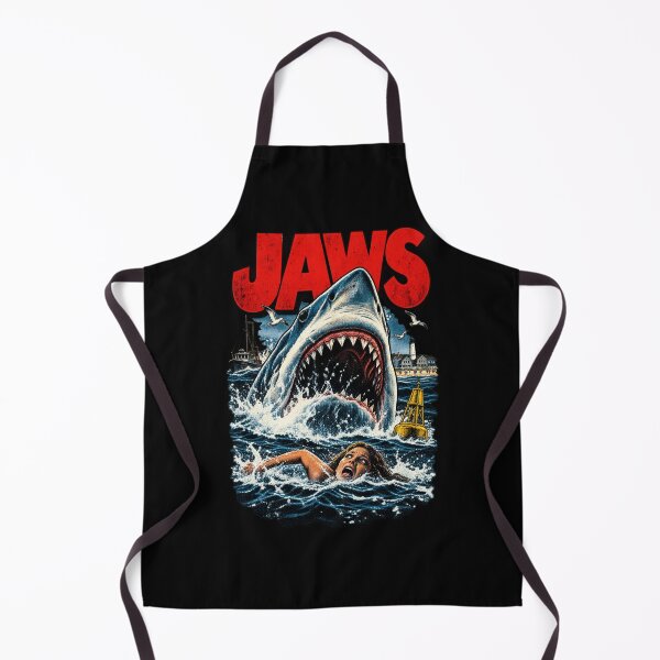 Item preview, Jaws – Retro Shark Attack designed and sold by DopeyRobot.
