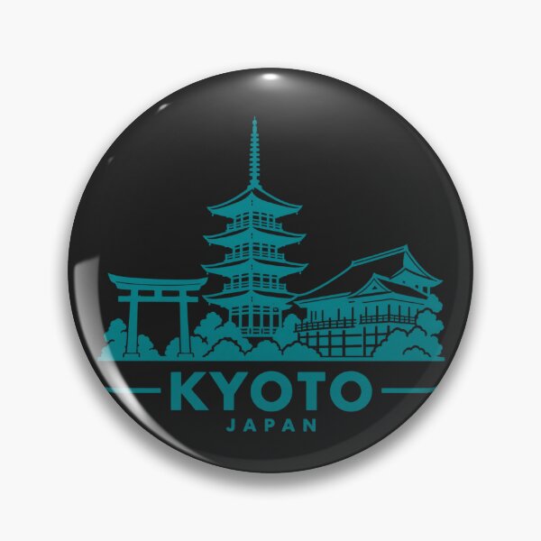 Item preview, Kyoto Japan Line Art Skyline Poster designed and sold by CMYKStudio.