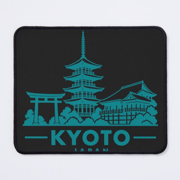 Item preview, Kyoto Japan Line Art Skyline Poster designed and sold by CMYKStudio.