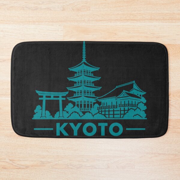 Item preview, Kyoto Japan Line Art Skyline Poster designed and sold by CMYKStudio.